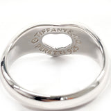 TIFFANY&Co. Ring Open heart Elsa Peretti Silver925 #US 5 3/4 Silver Women Second hand