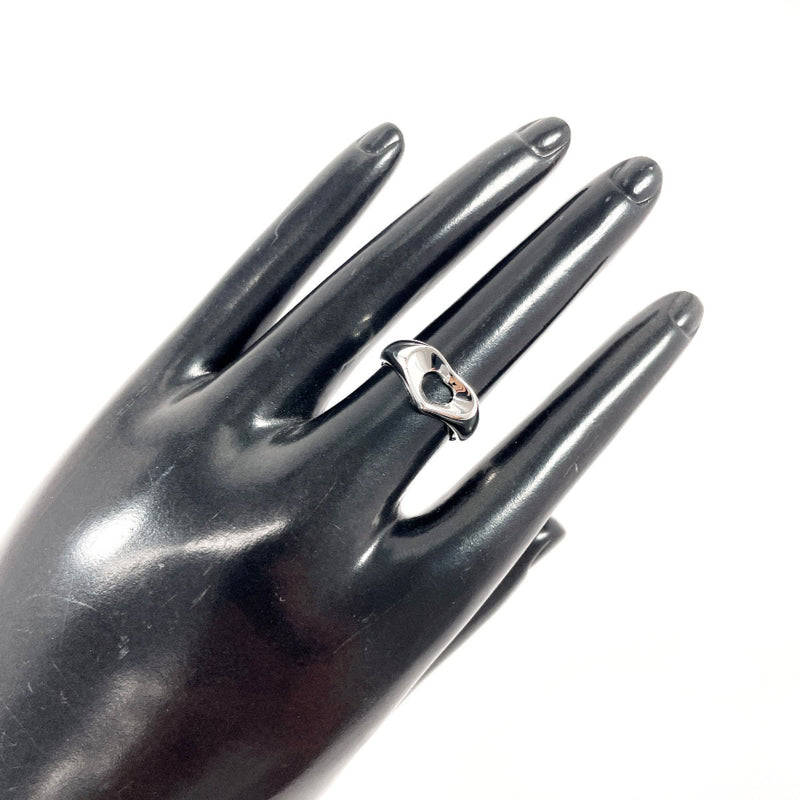 TIFFANY&Co. Ring Open heart Elsa Peretti Silver925 #US 5 3/4 Silver Women Second hand