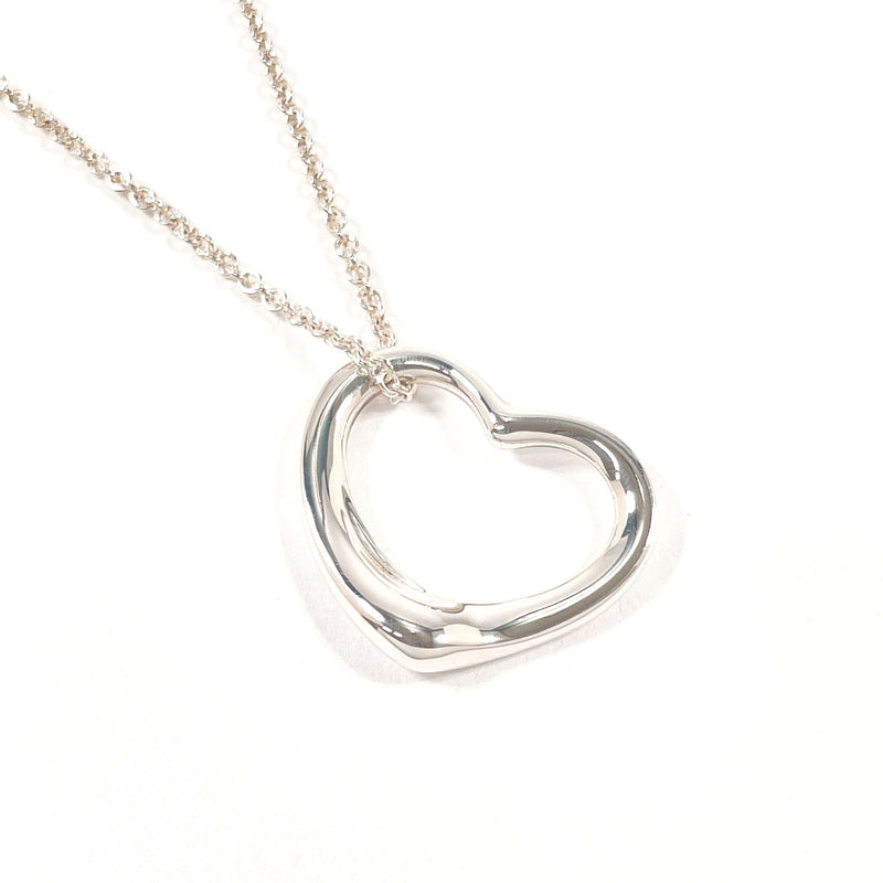 TIFFANY&Co. Necklace Open heart Elsa Peretti Silver925 Silver Women Second hand