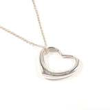 TIFFANY&Co. Necklace Open heart Elsa Peretti Silver925 Silver Women Second hand