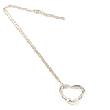 TIFFANY&Co. Necklace Open heart Elsa Peretti Silver925 Silver Women Second hand