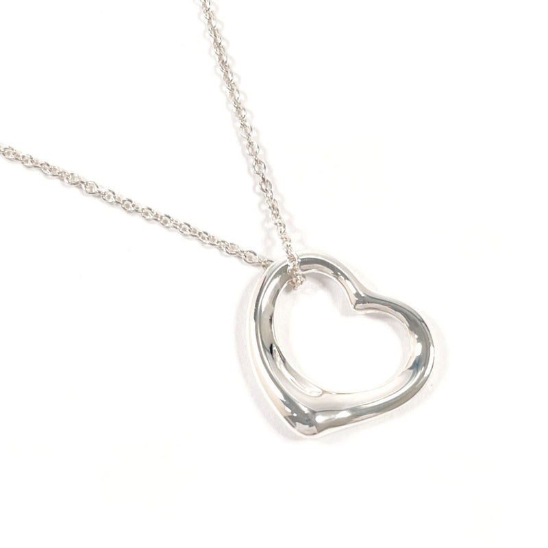 TIFFANY&Co. Necklace Open heart Elsa Peretti Silver925 Silver Women Second hand