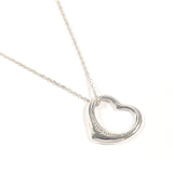 TIFFANY&Co. Necklace Open heart Elsa Peretti Silver925 Silver Women Second hand