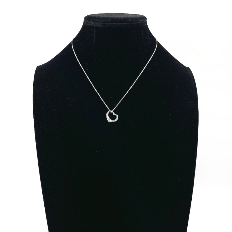 TIFFANY&Co. Necklace Open heart Elsa Peretti Silver925 Silver Women Second hand