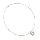 TIFFANY&Co. Necklace Piast Cross open cross square Silver925 Silver Women Second hand
