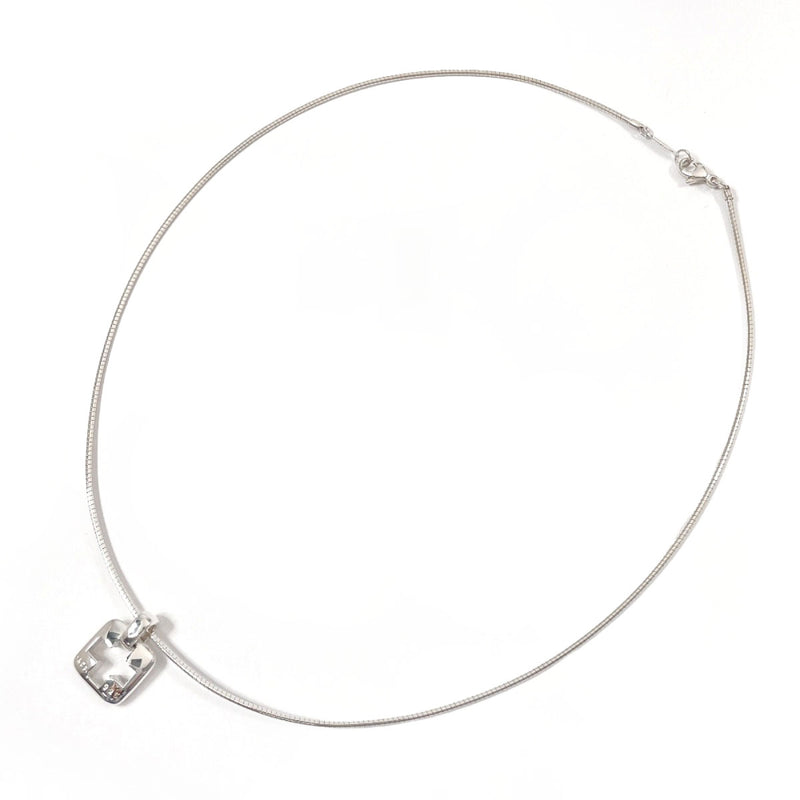 TIFFANY&Co. Necklace Piast Cross open cross square Silver925 Silver Women Second hand