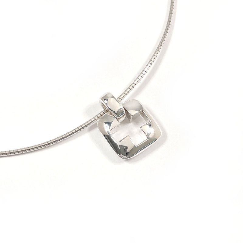 TIFFANY&Co. Necklace Piast Cross open cross square Silver925 Silver Women Second hand