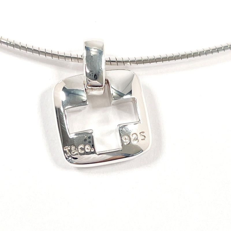 TIFFANY&Co. Necklace Piast Cross open cross square Silver925 Silver Women Second hand