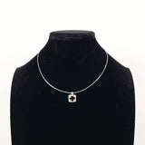 TIFFANY&Co. Necklace Piast Cross open cross square Silver925 Silver Women Second hand
