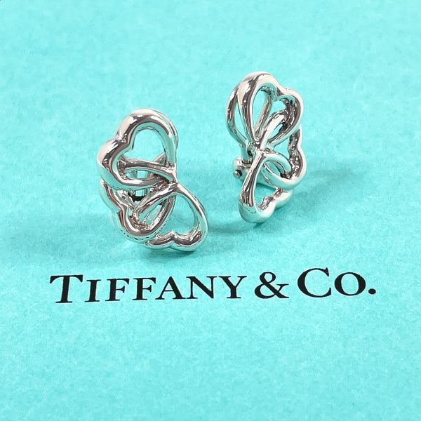 TIFFANY&Co. Earring Triple heart vintage Silver925 Silver Women Second hand