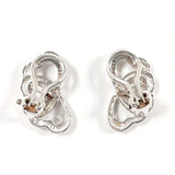 TIFFANY&Co. Earring Triple heart vintage Silver925 Silver Women Second hand