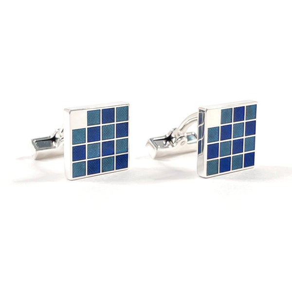 LOUIS VUITTON cuffs Boutong de Manchette Damier Silver925 Silver Silver mens Second hand