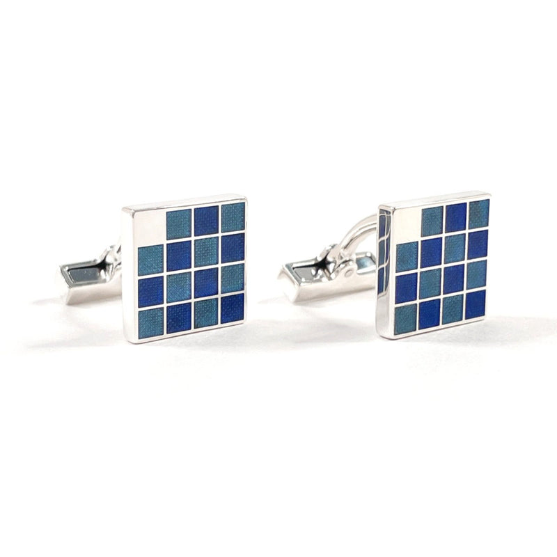 LOUIS VUITTON cuffs Boutong de Manchette Damier Silver925 Silver Silver mens Second hand