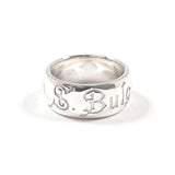 BVLGARI Ring Save the Children Charity Silver925 #US 5 1/4 Silver Women Second hand
