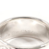 BVLGARI Ring Save the Children Charity Silver925 #US 5 1/4 Silver Women Second hand