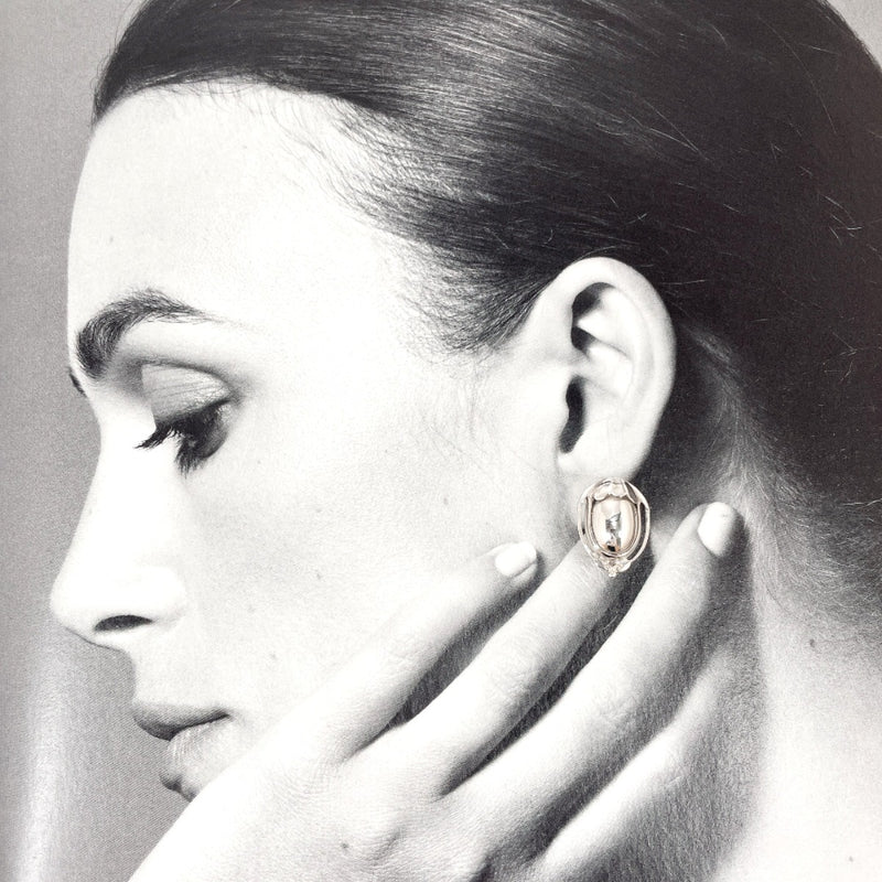 Georg Jensen Earring Ear Clips 2010 Heritage collection Silver925 Silver Women Second hand