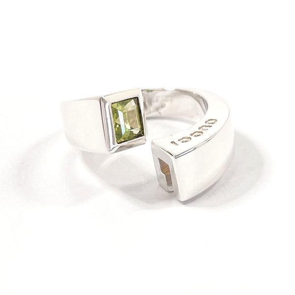GUCCI Ring spiral Silver925/Peridot #US 6 1/4 Silver Women Second hand