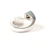 GUCCI Ring spiral Silver925/Peridot #US 6 1/4 Silver Women Second hand