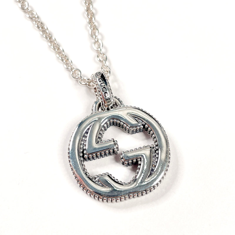 GUCCI Necklace Interlocking G Silver925 Silver unisex Second hand