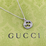 GUCCI Necklace Interlocking G Silver925 Silver unisex Second hand