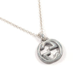 GUCCI Necklace Interlocking G Silver925 Silver unisex Second hand