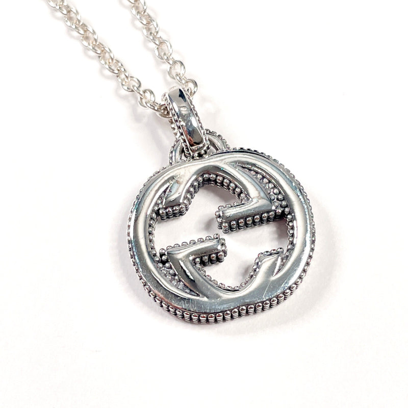 GUCCI Necklace Interlocking G Silver925 Silver unisex Second hand