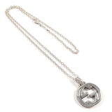 GUCCI Necklace Interlocking G Silver925 Silver unisex Second hand