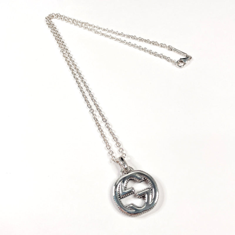 GUCCI Necklace Interlocking G Silver925 Silver unisex Second hand