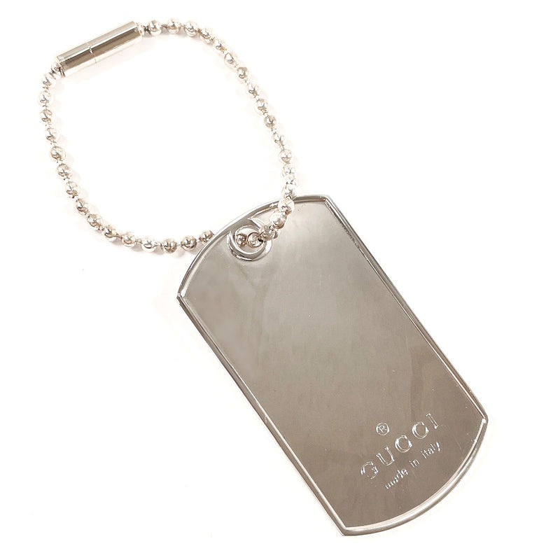 GUCCI key ring Dog tag Ball chain Silver925 Silver unisex Second hand