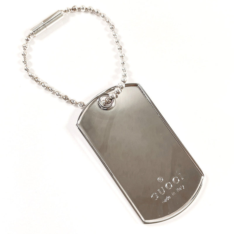 GUCCI key ring Dog tag Ball chain Silver925 Silver unisex Second hand