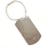 GUCCI key ring Dog tag Ball chain Silver925 Silver unisex Second hand