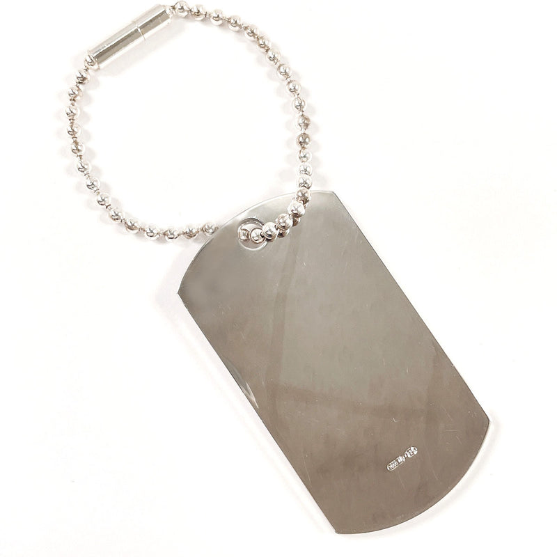 GUCCI key ring Dog tag Ball chain Silver925 Silver unisex Second hand