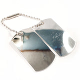 GUCCI key ring Dog tag Ball chain Silver925 Silver unisex Second hand
