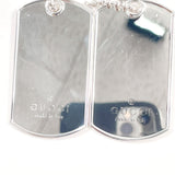 GUCCI key ring Dog tag Ball chain Silver925 Silver unisex Second hand