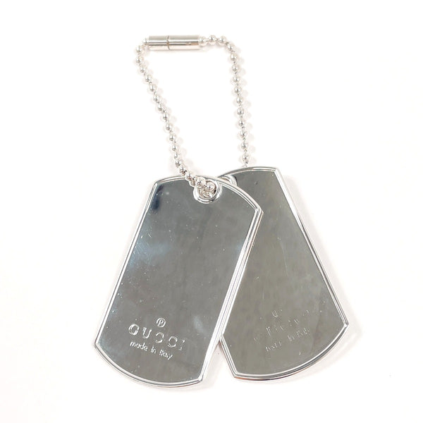 GUCCI key ring Dog tag Ball chain Silver925 Silver unisex Second hand