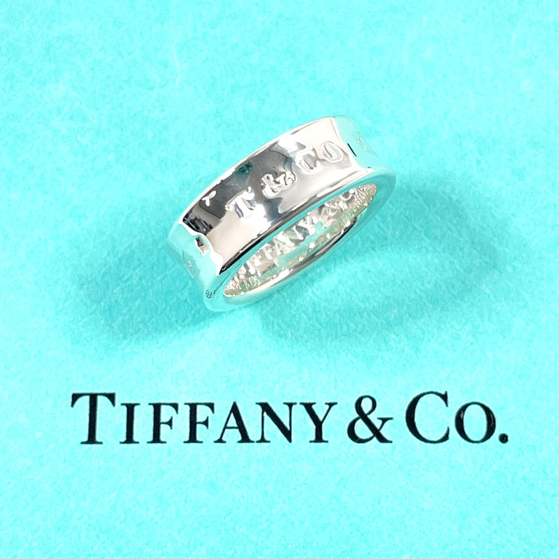 TIFFANY&Co. Ring 1837 Medium Silver925 #US 4 3/4 Silver Women Second hand