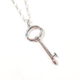 TIFFANY&Co. Necklace Oval key Silver925 Silver Women Second hand