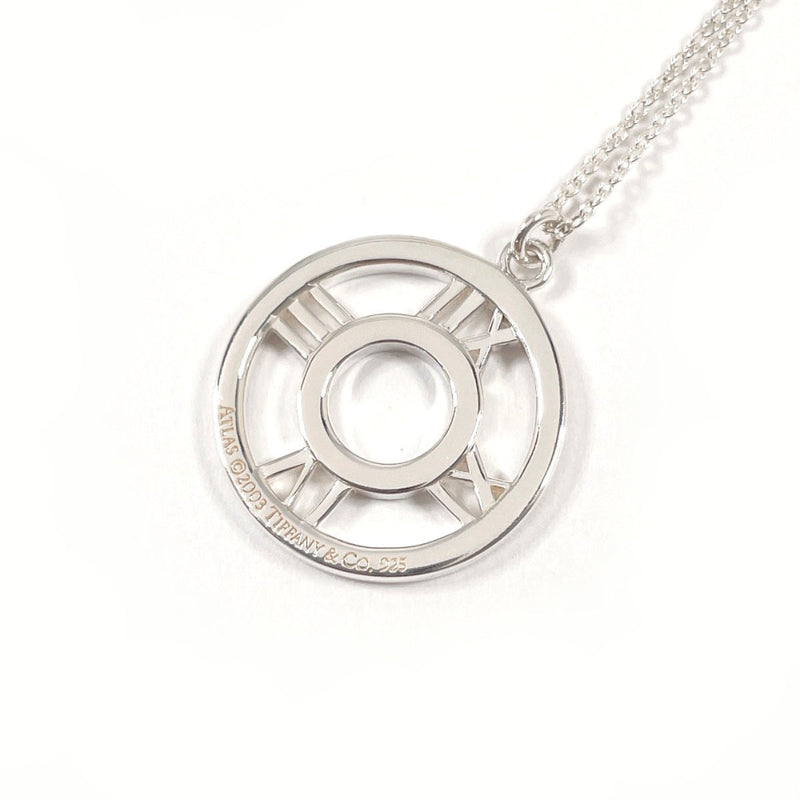 TIFFANY&Co. Necklace Atlas Open Medallion Silver925 Silver Women Second hand