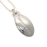 TIFFANY&Co. Necklace Return to Oval tag Silver925 Silver unisex Second hand