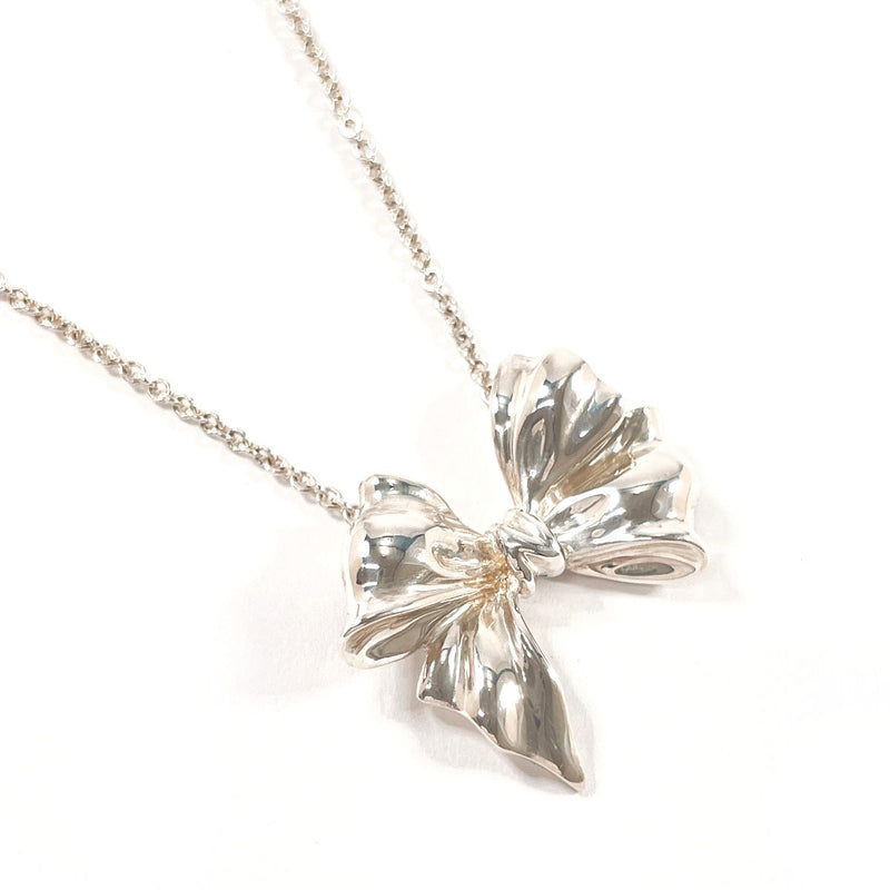 TIFFANY&Co. Necklace ribbon Silver925 Silver Women Second hand