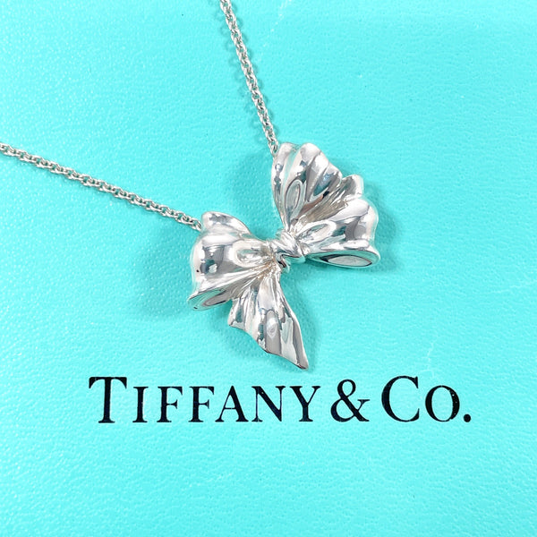 TIFFANY&Co. Necklace ribbon Silver925 Silver Women Second hand