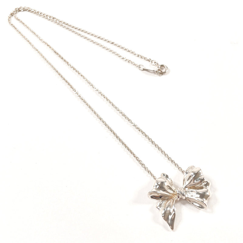 TIFFANY&Co. Necklace ribbon Silver925 Silver Women Second hand