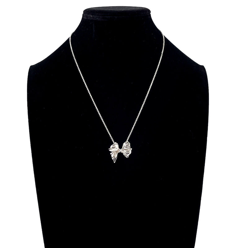 TIFFANY&Co. Necklace ribbon Silver925 Silver Women Second hand