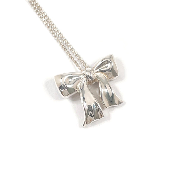 TIFFANY&Co. Necklace ribbon Silver925 Silver Women Second hand