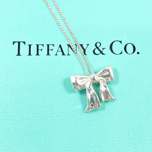 TIFFANY&Co. Necklace ribbon Silver925 Silver Women Second hand