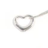 TIFFANY&Co. Necklace Open heart Elsa Peretti Silver925 Silver Women Second hand