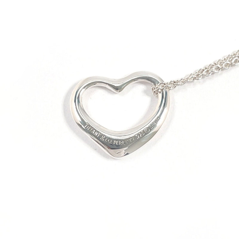 TIFFANY&Co. Necklace Open heart Elsa Peretti Silver925 Silver Women Second hand