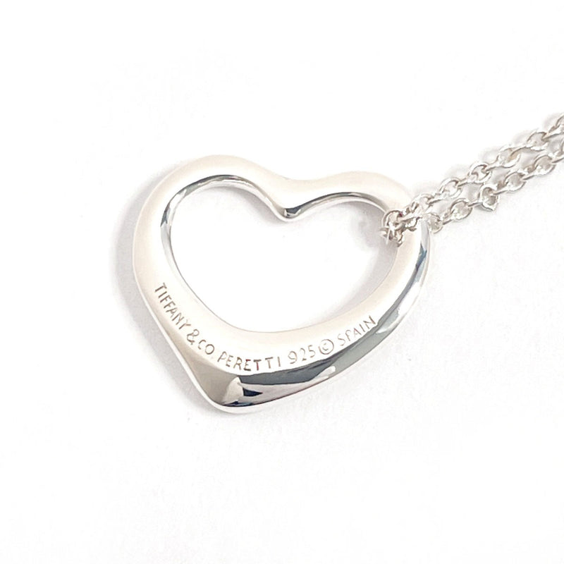 TIFFANY&Co. Necklace Open heart Elsa Peretti Silver925 Silver Women Second hand