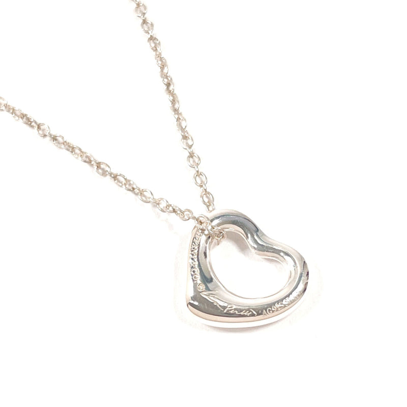 TIFFANY&Co. Necklace Open heart Elsa Peretti Silver925 Silver Women Second hand
