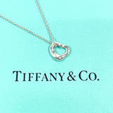 TIFFANY&Co. Necklace Open heart Elsa Peretti Silver925 Silver Women Second hand